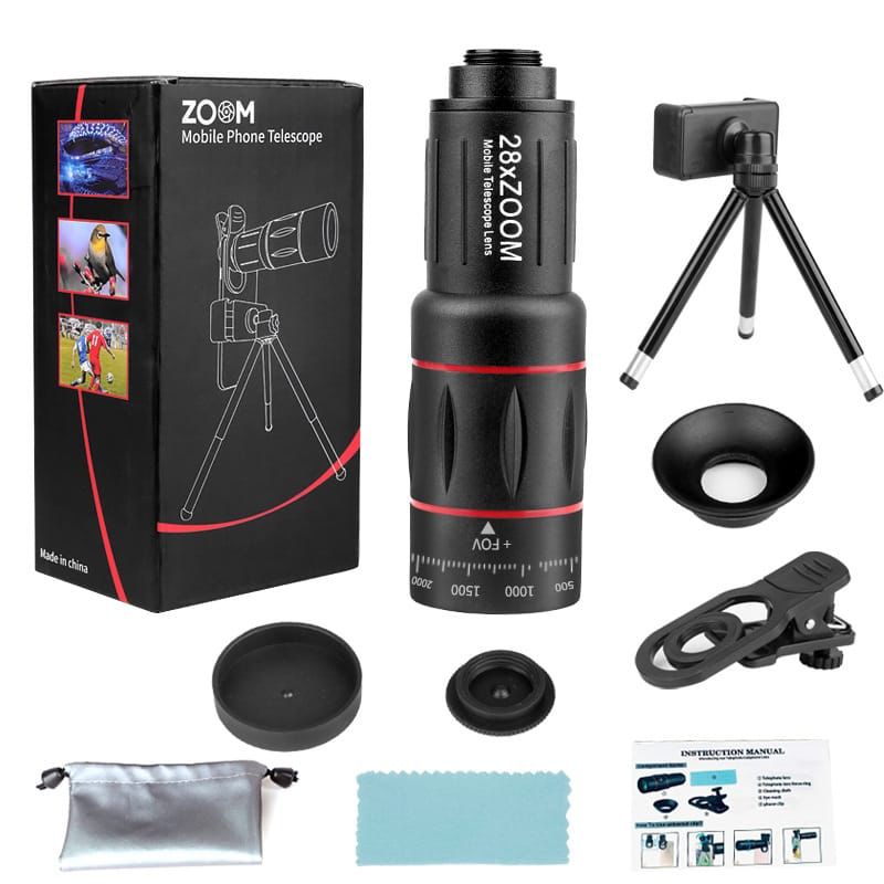 28x Telephoto Mobile Phone Zoom Lens